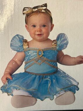 Infant girl size 12-18 months jasmine look Desert Princess Halloween costume New
